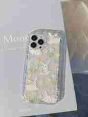 Голубой apple iPhone 14, Айфон 14 чехол матовый с обьемный с принтом для iPhone 14