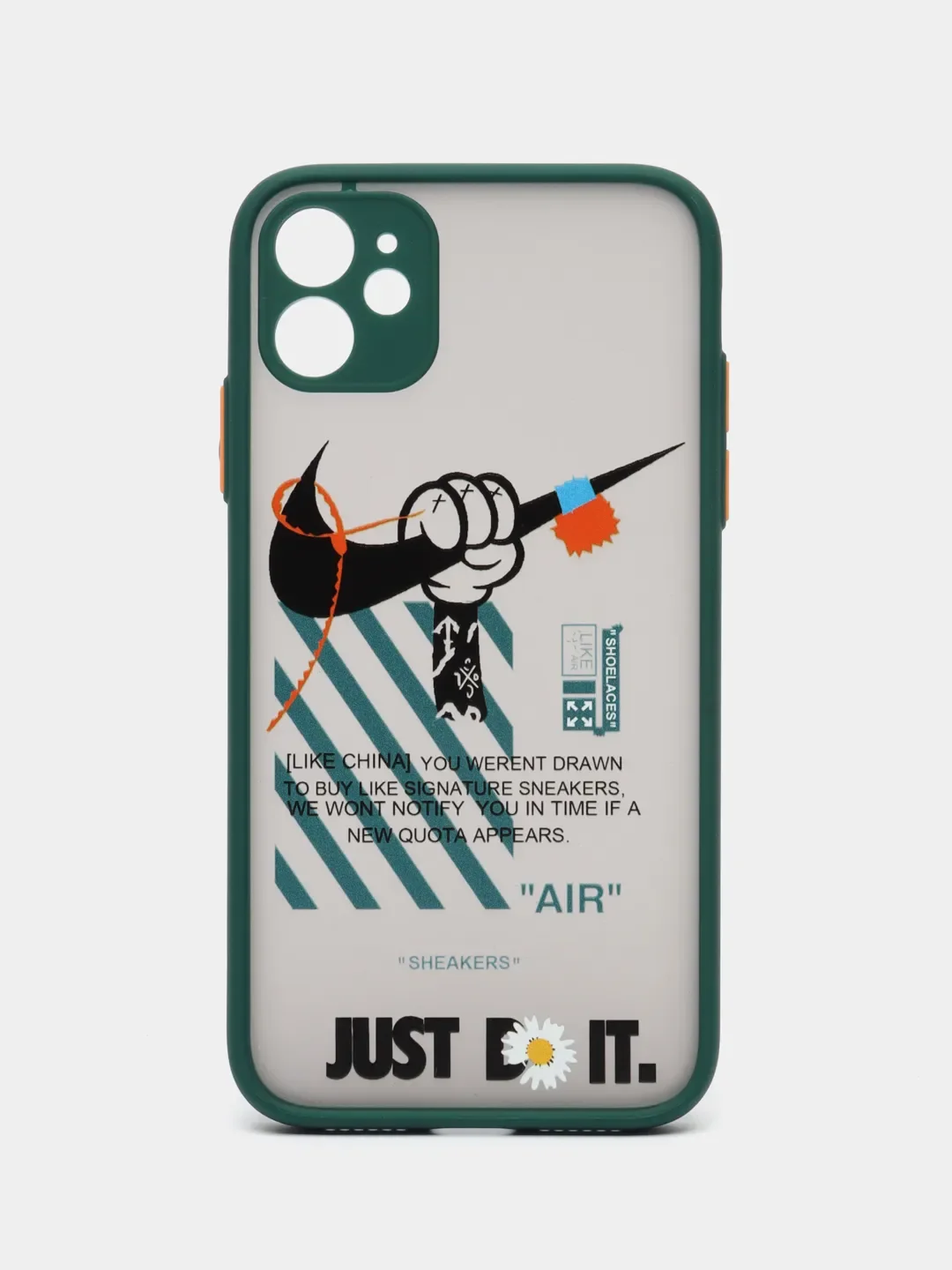 Молочный apple iPhone 14, Айфон 14 чехол матовый с обьемный с принтом для iPhone 14