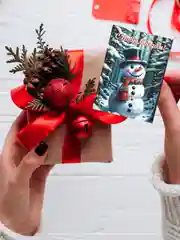 Новогодние открытки мини набор в ретро стиле с милыми пожеланиями