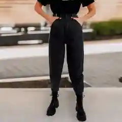 Черный джинсы слоучи