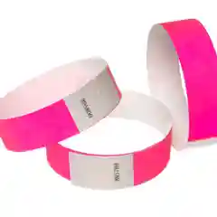 Розовый контрольный Бумажный Браслет (50 шт.)