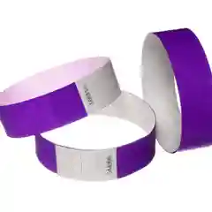 Фиолетовый контрольный Бумажный Браслет (50 шт.)