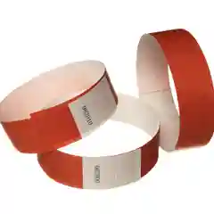 Красный контрольный Бумажный Браслет (100 шт.)