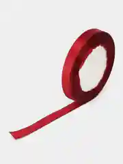Бордовый атласная лента для рукоделия и подарков, ширина 1,5 см, рулон 22 метра