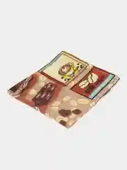 Лазурный кмплект из силиконовой губки для мытья посуды и салфетка-полотенце для рук