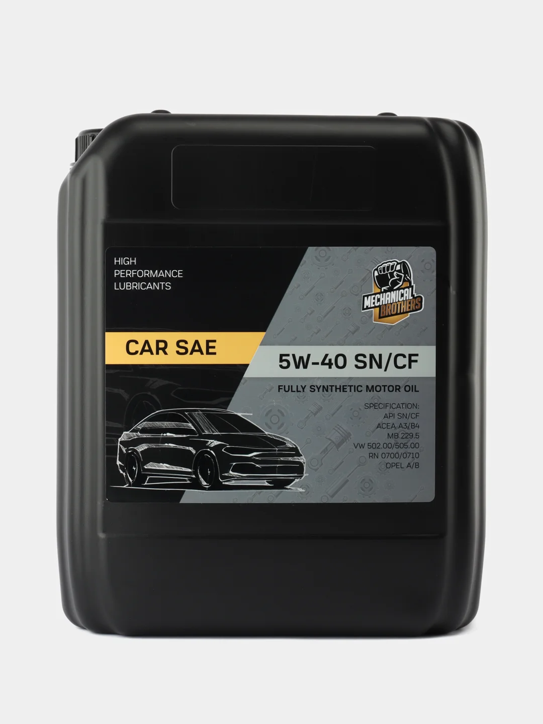 Синтетическое моторное масло MECНANICAL BROTНERS CAR SAE 5W-40 SN/CF 10л