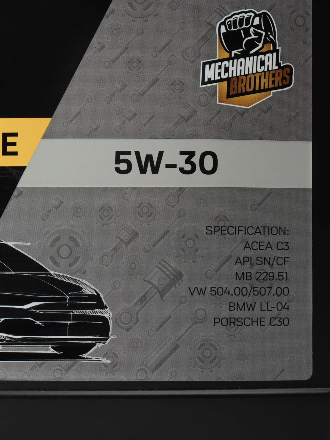 Синтетическое моторное масло MECНANICAL BROTНERS CAR С3 SAE 5W-30 5л