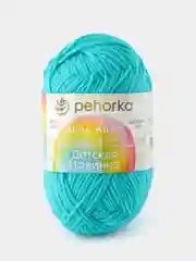 Бирюзовый пряжа Пехорка Детская , 100% акрил, 50 г, 200 м