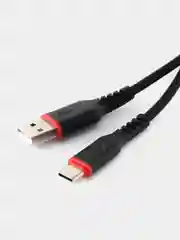Зарядный кабель 2 метра Type-c USB тканевая оплетка быстрая зарядка для Андроид, hoco