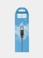 Зарядный кабель плетеный 2 метра Type-C USB быстрая зарядка 3А, hoco