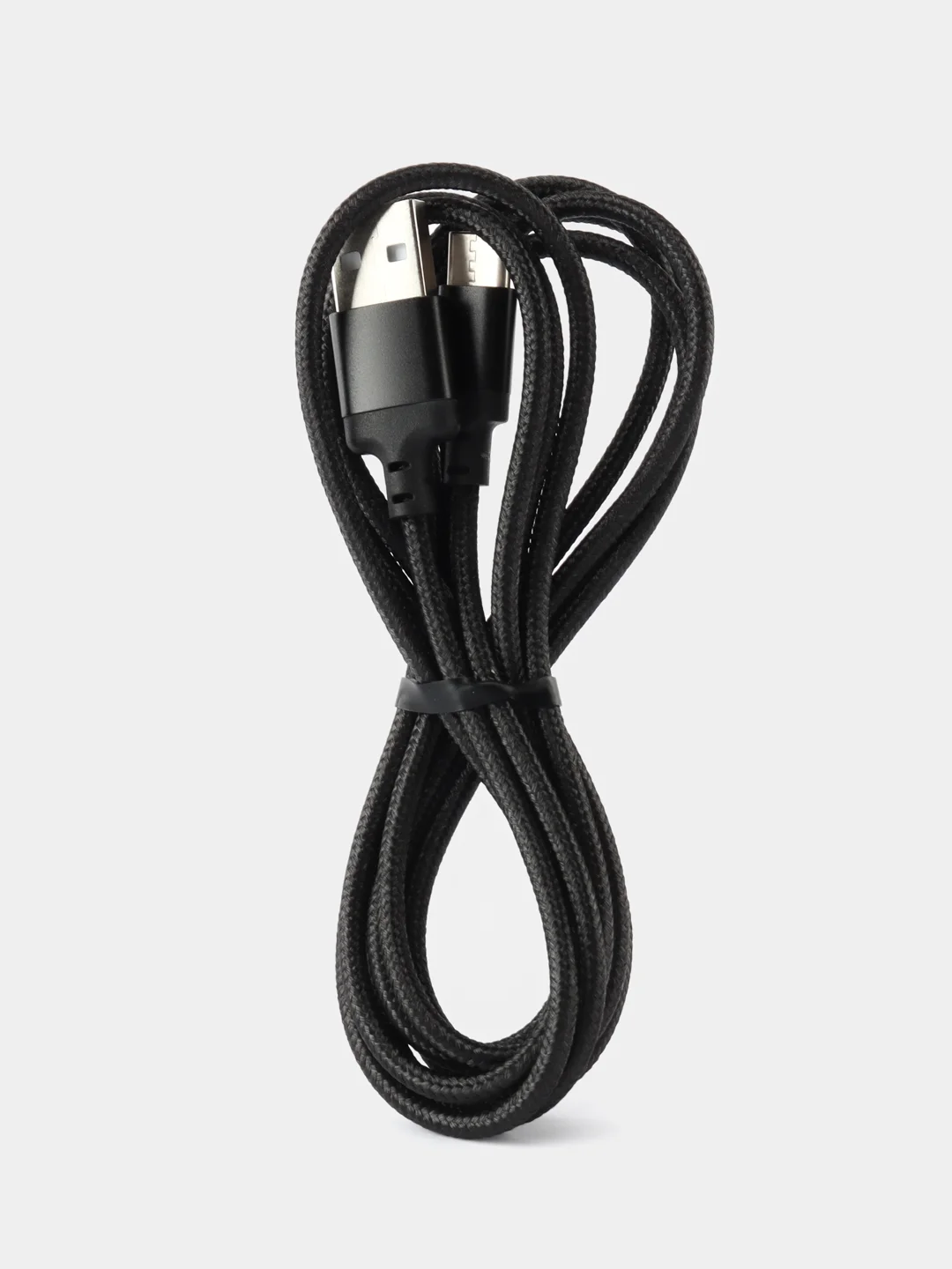 Зарядный кабель плетеный 2 метра Type-C USB быстрая зарядка 3А, hoco