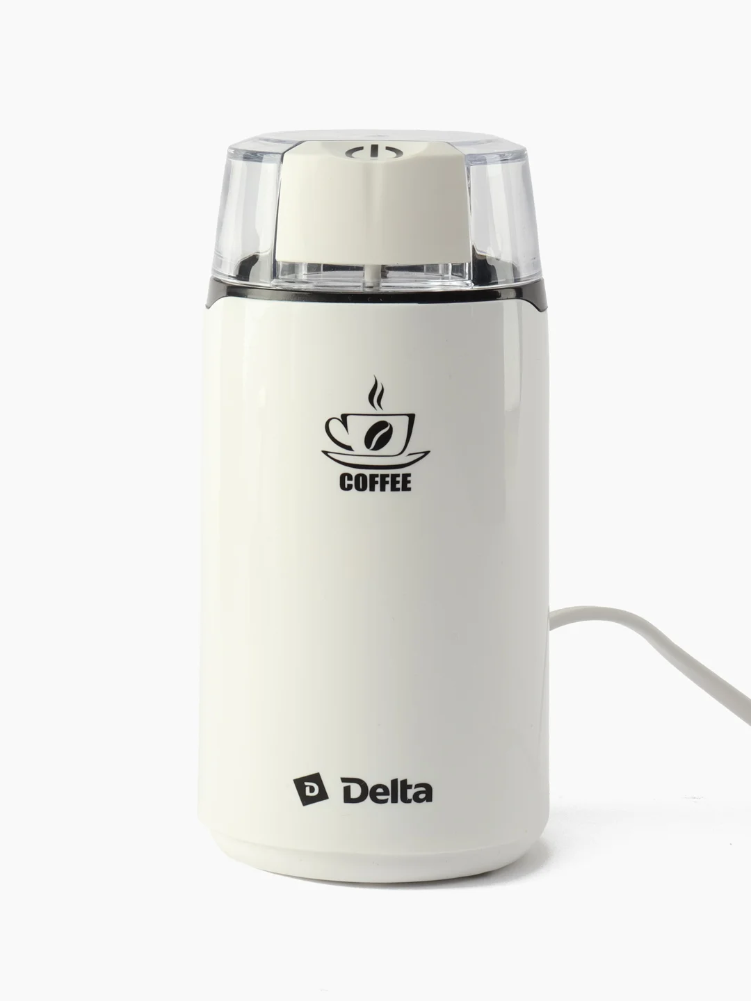 Белый кофемолка электрическая DELTA DL-087К, 250Вт