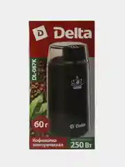 Черный кофемолка электрическая DELTA DL-087К, 250Вт