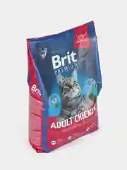 BRIT PREMIUM, Сухой корм с курицей для взрослых кошек "Cat Adult Chicken", 8 кг