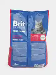 BRIT PREMIUM, Сухой корм с курицей для взрослых кошек "Cat Adult Chicken", 8 кг