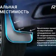 Брызговики передние подходят для Москвич 3/3е 2022-, 2шт. (standard)