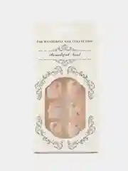 Горчичный накладные ногти педикюр