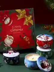 Свеча ароматические для дома, свечи новогодние, набор свечей 4 штуки