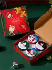 Свеча ароматические для дома, свечи новогодние, набор свечей 4 штуки