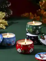 Свеча ароматические для дома, свечи новогодние, набор свечей 4 штуки