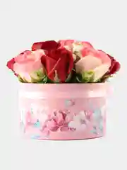 Алый букет из вспененного мыла , подарок на Новый год маме,сестре,коллеге ,подарочный набор
