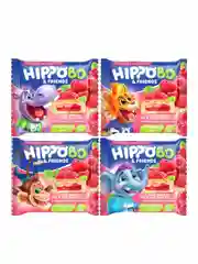 Пирожное бисквитное с малиновой начинкой HIPPO BO & FRIENDS, 32 г