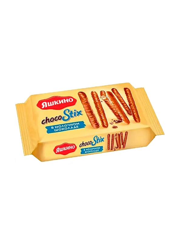 Печенье сахарное Яшкино Chocostix, в молочном шоколаде, 130 г