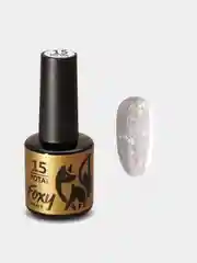 Серый меланж гель-лак Foxy Expert Gel polish POTAL с поталью, 8 ml