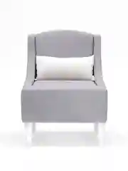 Серый меланж кресло MONOFIX, ЛОТТИ, велюр