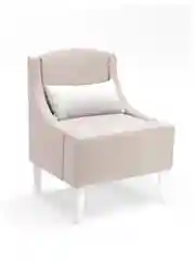Бежевый кресло MONOFIX, ЛОТТИ, велюр