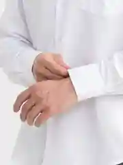 Белый рубашка белая классическая прямой крой