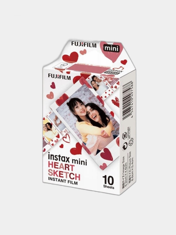 Картридж Fuji Fujifilm с сердечками, для снимков Instax Mini