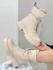 Белый ботинки женские,полусапоги женские зимние, меховые, ,36-41