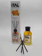 Оранжевый парфюмированный ароматический диффузор с палочками ITAL(ИТАЛ), 110 мл