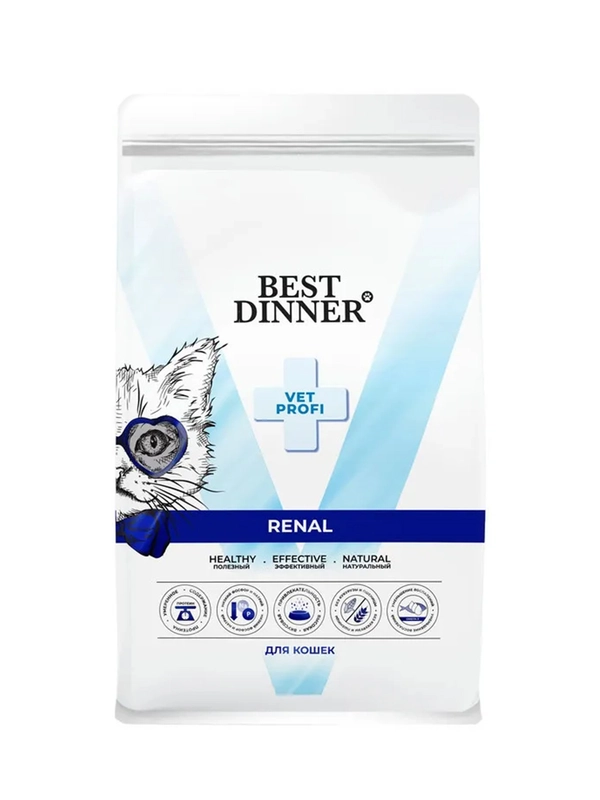 Сухой корм для кошек Best Dinner Vet Profi Renal, 7 кг
