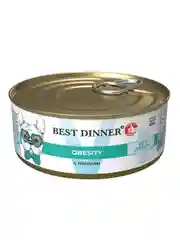Влажный диетический корм для собак Best Dinner Vet Profi Obesity, с лососем, 12 х 100 г