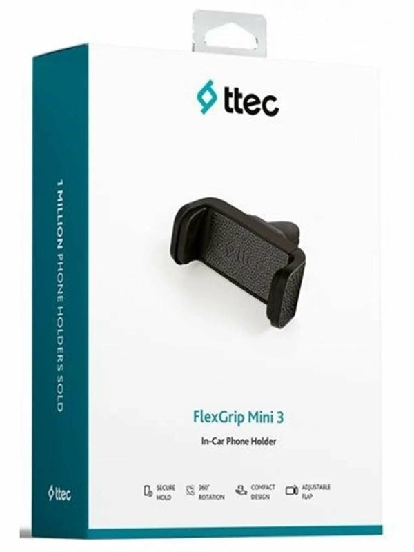 Автомобильный держатель для телефона TTEC FlexGrip Mini 3 In-Car Phone Holder.