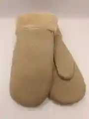 Варежки замшевые зимние