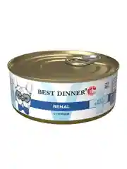 Влажный корм для собак Best Dinner Vet Profi Renal, с птицей, 12 штук по 100 г