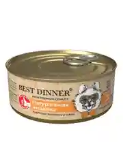 Консервированный корм для собак Best Dinner High Premium "Натуральная индейка", 12 х 100 г
