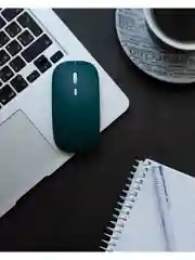 Зеленый мышь беспроводная мышка для ноутбука бесшумная компьютерная
