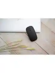 Черный мышь беспроводная мышка для ноутбука бесшумная компьютерная