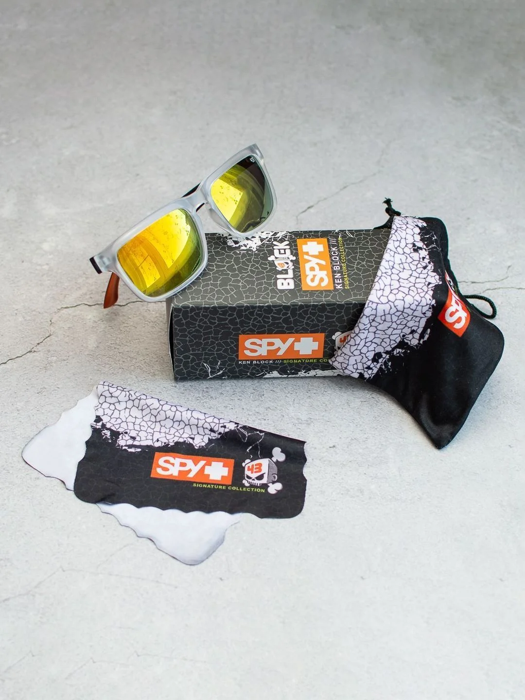 Белый солнцезащитные очки Spy Ken Block / Солнечные очки / Солнцезащитные очки мужские, женские