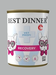 Влажный диетический корм для собак и кошек Best Dinner Recovery, 12 штук по 340 г