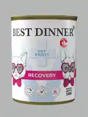 Влажный диетический корм для собак и кошек Best Dinner Recovery, 12 штук по 340 г
