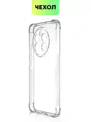 Прозрачный чехол для Realme 12 4G, 12 Plus 5G противоударный BROSCORP с защитой камер, усиленные углы
