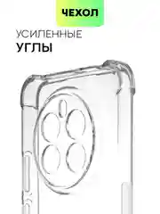 Прозрачный чехол для Realme 12 4G, 12 Plus 5G противоударный BROSCORP с защитой камер, усиленные углы