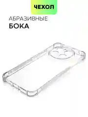Прозрачный чехол для Realme 12 4G, 12 Plus 5G противоударный BROSCORP с защитой камер, усиленные углы