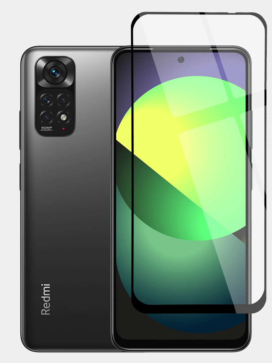Стекло для Xiaomi Redmi Note 12S 11 11S 10 10S защитное BROSCORP с олеофобным покрытием