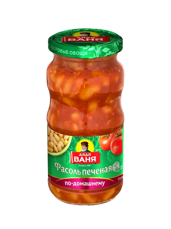 Фасоль Дядя Ваня, печеная по-домашнему, 480 г